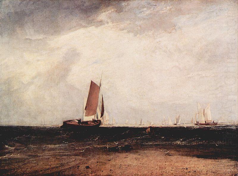 Fischen am Blythe-sand, die Flut setzt ein, Joseph Mallord William Turner